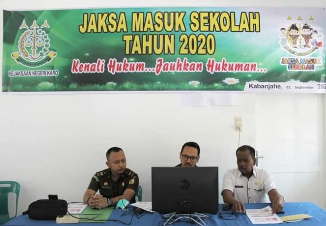  Jaksa Masuk Sekolah SMAN 2 Kabanjahe