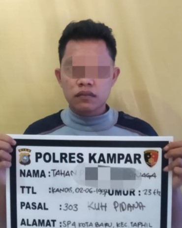  2 Orang Penjual Nomor Judi Togel Ditangkap Satreskrim Polres Kampar