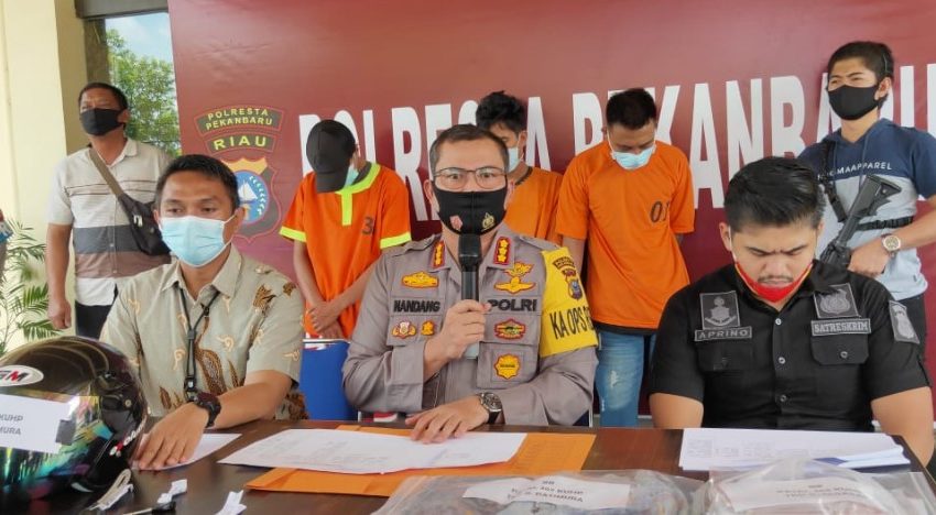  Sat Reskrim Polresta Pekanbaru Berhasil Ungkap Kasus Jambret