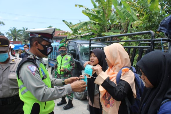  Polres Serdang Bedagai Gelar Operasi Yustisi Cegah Covid-19