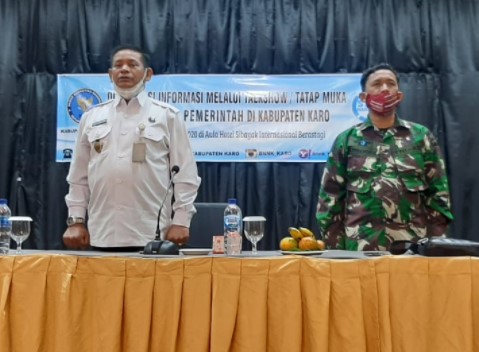  Kodim 0205 Tanah Karo Gandeng BNNK Gelar Sosialisasi P4GN