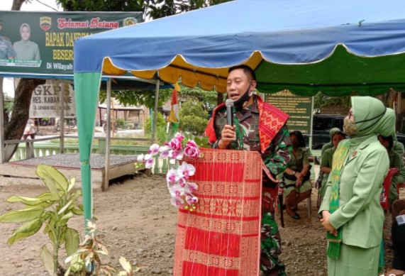  Dandim 0205/Tanah Karo Kunker Ke Jajaran Koramil