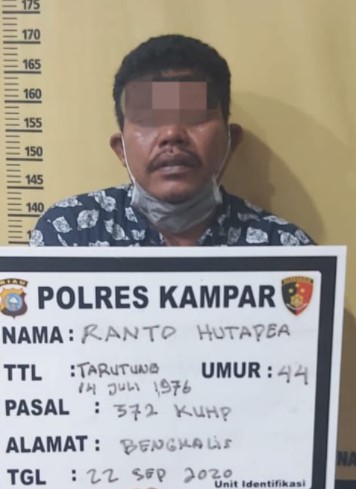  Sopir Truk Tangki CPO Gelapkan Muatannya Ditangkap Reskrim Polres Kampar