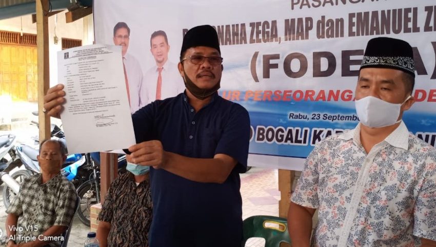  Tak Penuhi Syarat di KPU, Paslon Fodela Gelar Konfrensi Pers