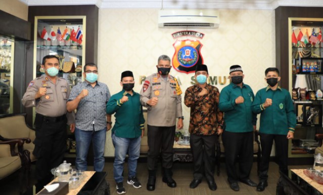  Kapolda Sumut Silaturahmi Dengan Ikatan Pelajar Al-Washliyah Sumut