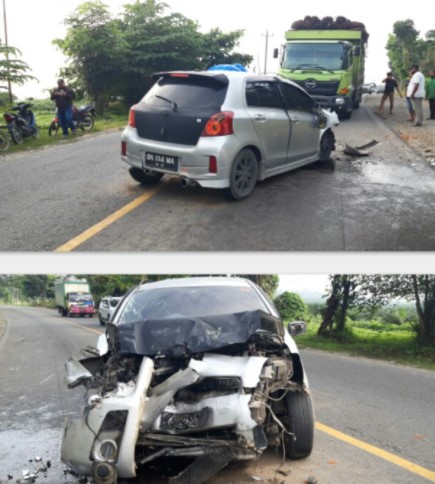 Tabrakan Maut di KM 115-116, Seorang Polisi Polres Batubara Meninggal