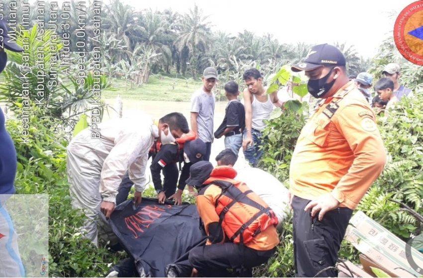  Empat Hari Dicari Tim SAR Gabungan, Dafitri Korban Hanyut di Sungai Silau Kisaran Akhirnya Ditemukan