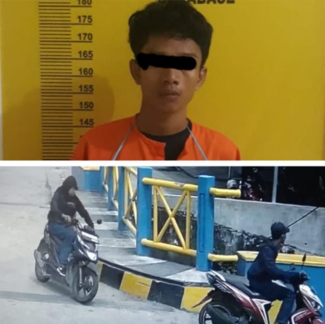  Satu Pelaku Pencuri Sepeda Motor Dibekuk Polisi di Kamar Hotel