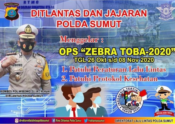  Polda Sumatra Utara Gelar Operasi Zebra Toba Selama 14 Hari