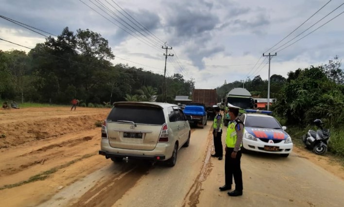  Selama Ops Zebra Lancang Kuning 2020, Satlantas Polres Kampar Tingkatkan Intensitas Patroli