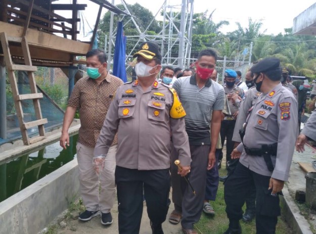 Kapolres Batubara Resmikan 2 Kampung Tangguh