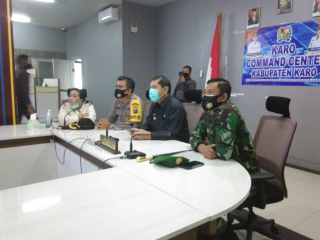 Forkopimda Tanah Karo Gelar Nobar Peringati Hari Kesaktian Pancasila Tahun 2020