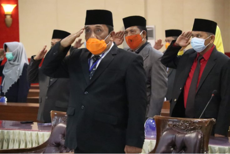  Pemkab Tapsel Ikuti Upacara Hari Kesaktian Pancasila Tahun 2020 Secara Virtual