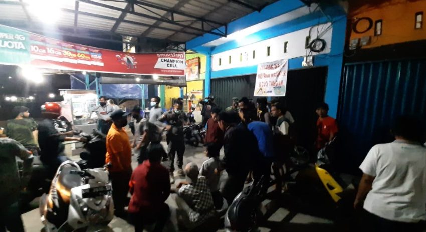  Warnet, Lapau Tuak dan Pasar Kaget Jadi Target Pembatasan Jam Malam Satgas PSBM Covid-19 Desa Tanah Merah