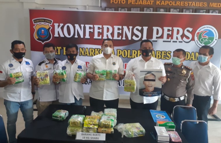  Gembong Narkoba Internasional Tewas Ditembak, Barbut 5 Kg Sabu Disimpan di Mess Pemko Tanjung Balai