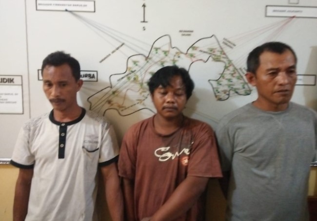  Lagi Transaksi Sabu dan Ganja, 3 Pelaku Digerebek Polsek Kotarih