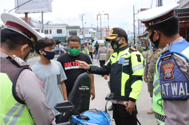  Pimpin Ops Yustisi, Kapolres Sergai Ajak Masyarakat Patuhi Protokol Kesehatan