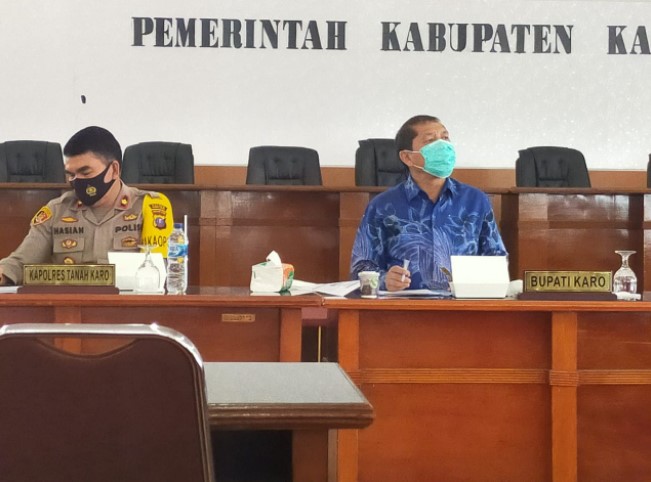  Bupati Karo Perintahkan Satpol-PP Tegakkan Perda dan Perdes Desa Doulu