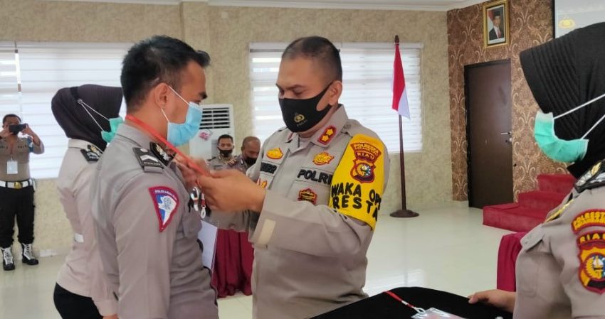  Polresta Pekanbaru Gelar Lat Pra Ops Zebra Lancang Kuning Tahun 2020