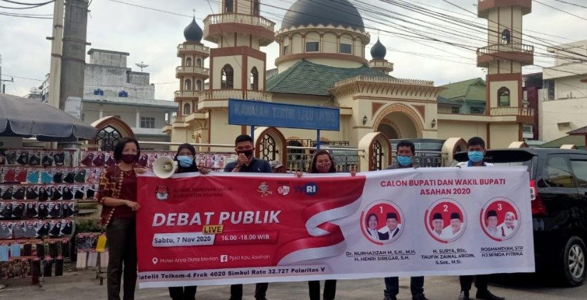  PPK Kisaran Barat Sosialisasikan Debat Publik Calon Bupati Asahan