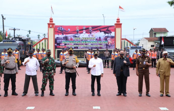  Sigap Antisipasi Bencana Alam, Gubsu Apresiasi Kapolda Sumut Beserta Jajaran