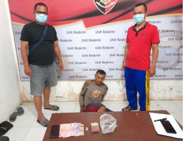  Sapandi Kepergok Tekab Polsek Kualuh Hilir Simpan Sabu di Bungkus Rokok Pintu Gerbang