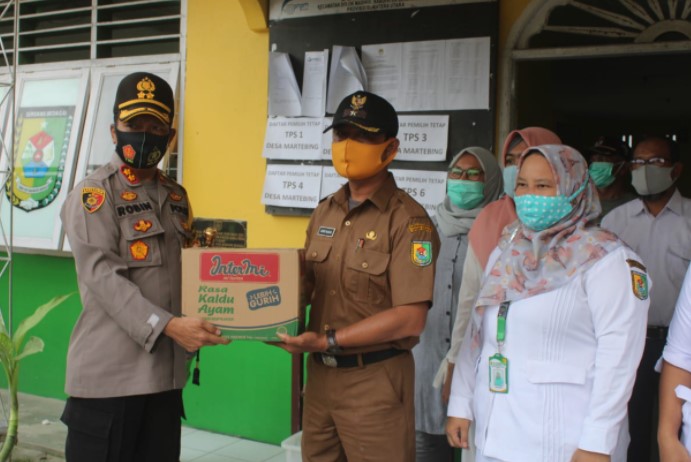  Kapolres Serdang Bedagai Tinjau Tanggul Jebol di Sungai Siboro Desa Dolok Sagala Dolok Masihul