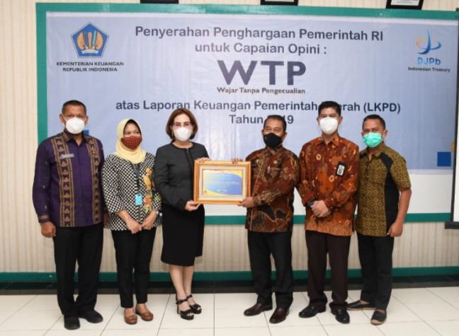  Pemkab Sergai Terima Penghargaan Opini WTP dari Kementerian Keuangan RI