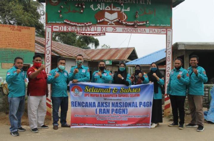  DPC Mapan RI Tapsel Sosialisasikan RAN P4GN