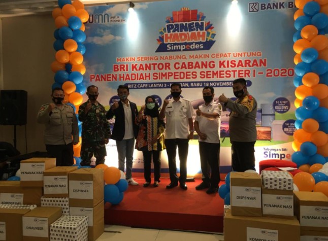 BRI Kanca Kisaran Gelar Panen Hadiah Simpedes Semester 1 2020