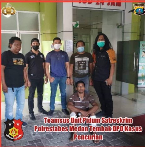  Timsus Satreskrim Polrestabes Medan Tembak DPO Pencurian