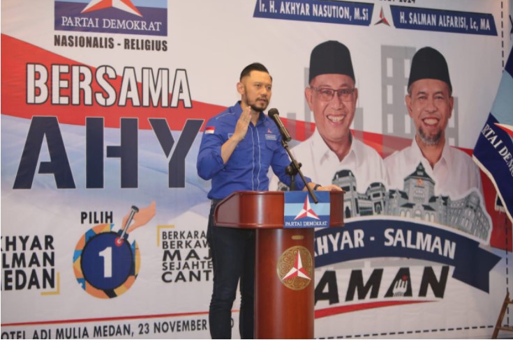  AHY: “AMANkan Medan, AMANkan Suara”