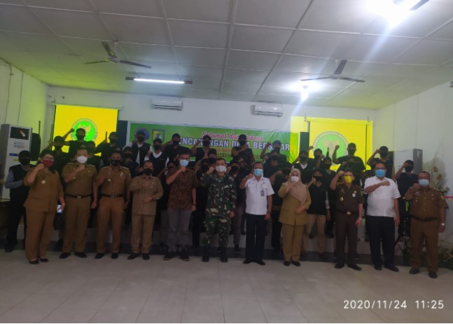  BNNK Sergai Canangkan Desa Bersinar dan Lantik Relawan Narkoba