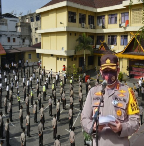  Kapolresta Pekanbaru Kembali Ingatkan Netralitas Polri di Pilkada Serentak 2020