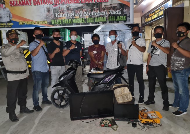 Polsek Lima Puluh Ringkus Pembobol Rumah Warga