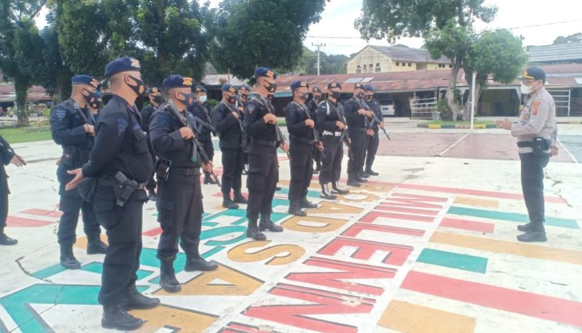  Polres Simalungun Terima Penambahan Personil BKO Brimob Batalyon-B Poldasu