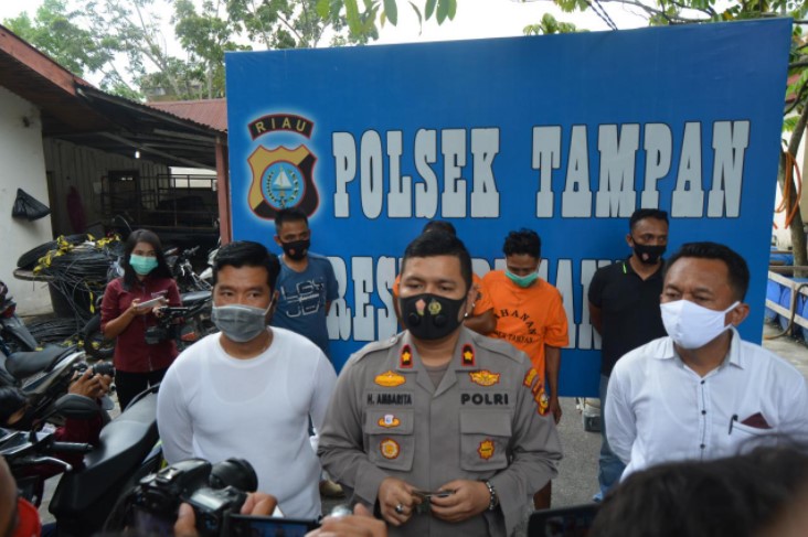  2 Pelaku Jambret Tewaskan IRT Digulung Polsek Tampan