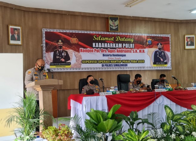  Kabaharkam Polri Supervisi ke Polres Simalungun