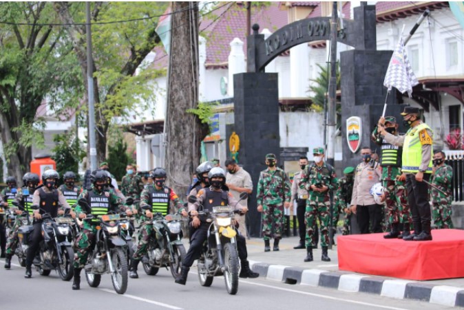 Kapolda Sumut Bersama Pangdam I/BB dan Pemko Medan Gelar Patroli Skala Besar