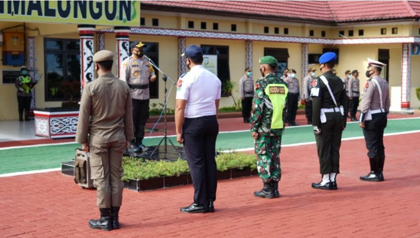  Sembilan Posko Keamanan Natal dan Tahun Baru Didirikan di Simalungun