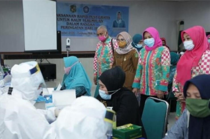  Peringati Hari Ibu, TP PKK Kota Medan Gelar Rapid Test Gratis Bagi Kaum Perempuan