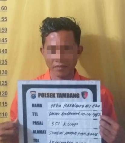  Polsek Tambang Tangkap Pelaku Penganiayaan