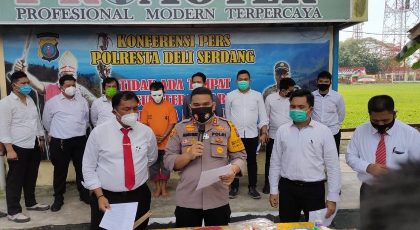 Polresta Deli Serdang Ungkap Pembunuhan Ngasil Tarigan