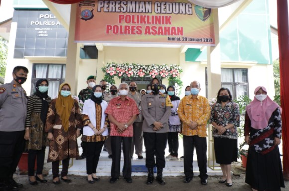  Bupati Resmikan Poliklinik Polres Asahan