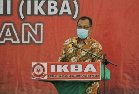 Plt Wali Kota Medan Ucapkan Selamat Atas Pelantikan IKBA SMA Swasta Eria