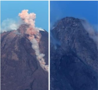 Kubah Lava Guguran Awan Panas Semakin Tinggi, Masyarakat Dilarang Melintasi Zona Merah Sinabung