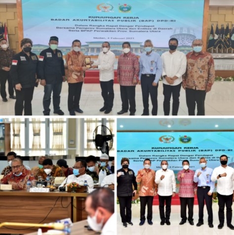 Bupati Sergai Hadiri Rapat Pertemuan Dengan Anggota BAP DPD RI di Pemprovsu