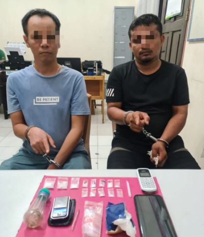  2 Pelaku Narkoba Diringkus Polres Kampar 