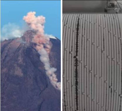 Gunung Sinabung Semburkan Lava, Masyarakat Dilarang Dekati Radius 3 Kilometer