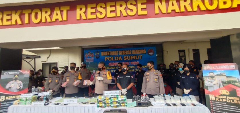  Polda Sumut Sita 29,93 Kg Sabu dan Aset Bandar Narkoba Antar Provinsi Senilai Rp 5 Miliar